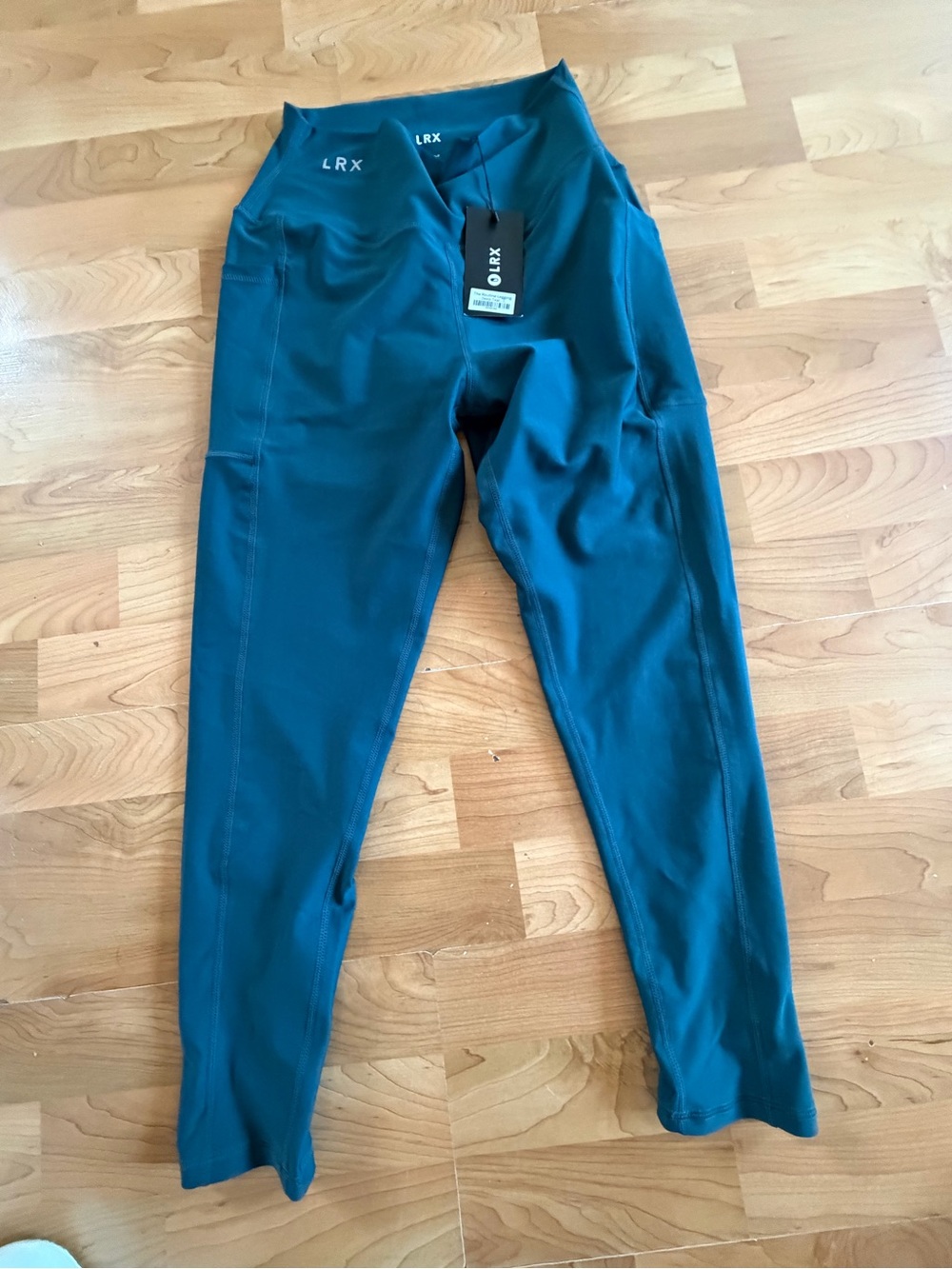 LRX Teal High-Waist Athletic Leggings